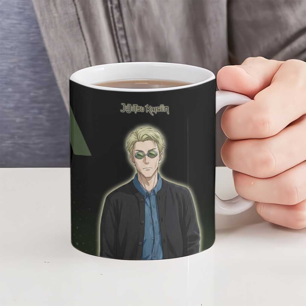 Nanami Kento Ceramic Mug Jujutsu Kaisen Business Casual Aesthetic