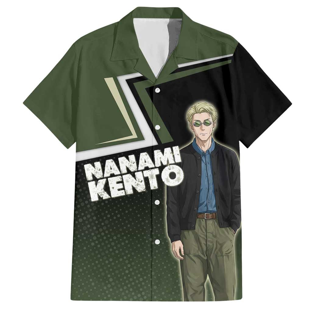 Nanami Kento Hawaiian Shirt Jujutsu Kaisen Business Casual Aesthetic