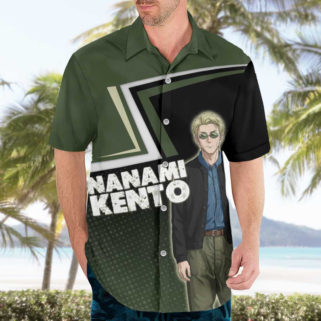 Nanami Kento Hawaiian Shirt Jujutsu Kaisen Business Casual Aesthetic