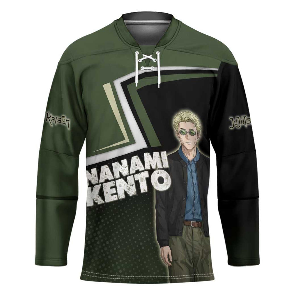 Nanami Kento Hockey Jersey Jujutsu Kaisen Business Casual Aesthetic