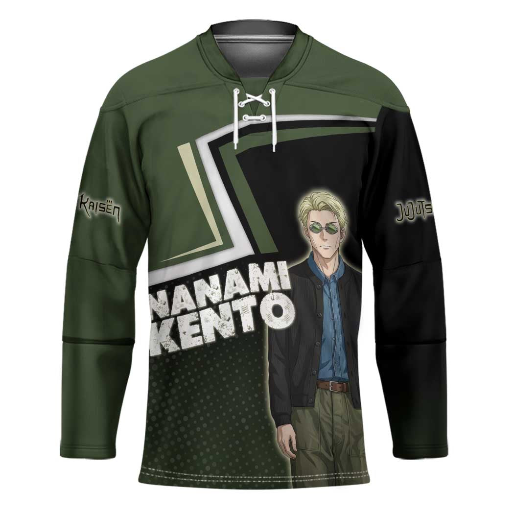 Nanami Kento Hockey Jersey Jujutsu Kaisen Business Casual Aesthetic