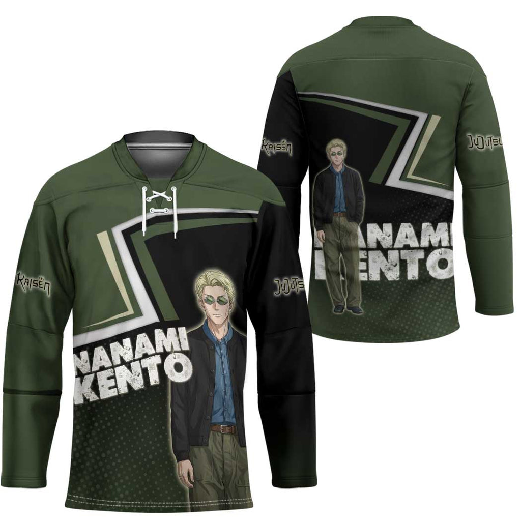 Nanami Kento Hockey Jersey Jujutsu Kaisen Business Casual Aesthetic