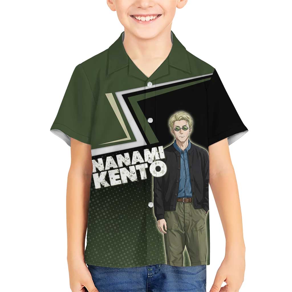 Nanami Kento Kid Hawaiian Shirt Jujutsu Kaisen Business Casual Aesthetic