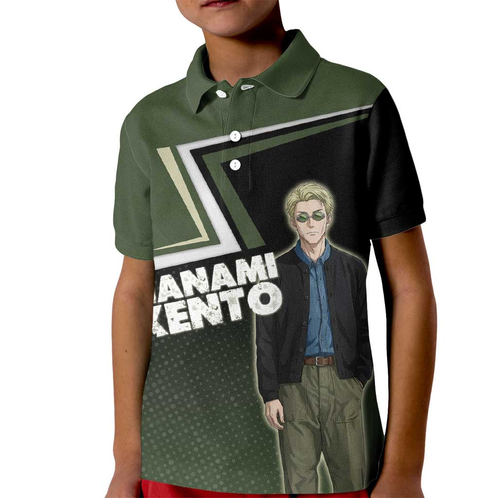 Nanami Kento Kid Polo Shirt Jujutsu Kaisen Business Casual Aesthetic