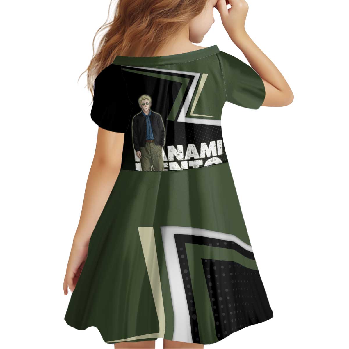 Nanami Kento Kid Short Sleeve Dress Jujutsu Kaisen Business Casual Aesthetic