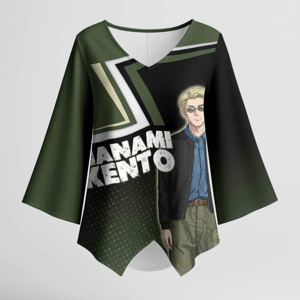 Nanami Kento Kimono Sleeve Blouse Jujutsu Kaisen Business Casual Aesthetic