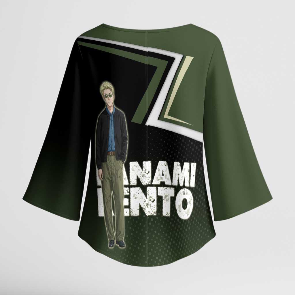 Nanami Kento Kimono Sleeve Blouse Jujutsu Kaisen Business Casual Aesthetic