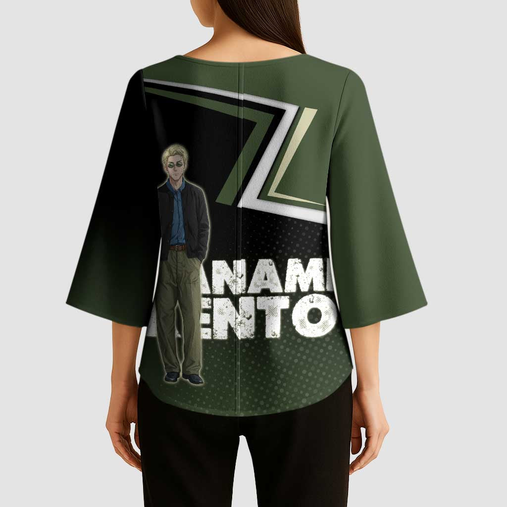 Nanami Kento Kimono Sleeve Blouse Jujutsu Kaisen Business Casual Aesthetic