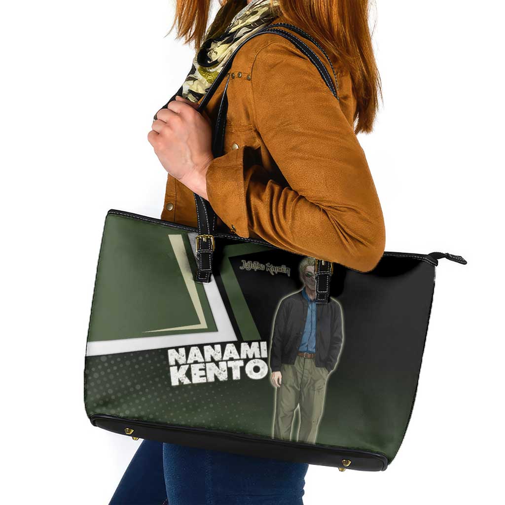Nanami Kento Leather Tote Bag Jujutsu Kaisen Business Casual Aesthetic