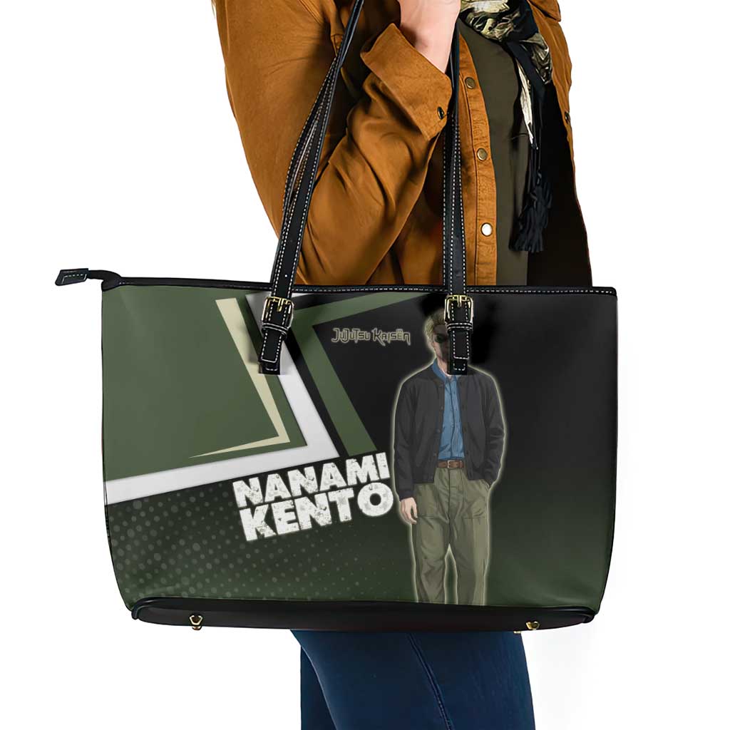 Nanami Kento Leather Tote Bag Jujutsu Kaisen Business Casual Aesthetic