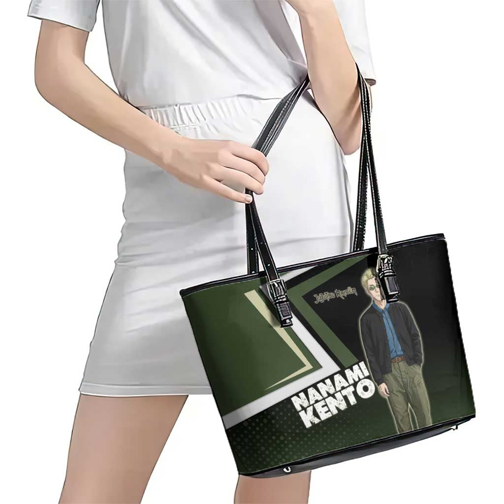 Nanami Kento Leather Tote Bag Jujutsu Kaisen Business Casual Aesthetic