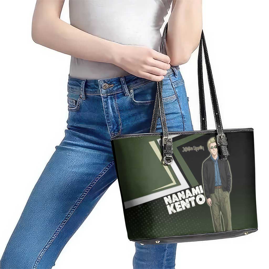 Nanami Kento Leather Tote Bag Jujutsu Kaisen Business Casual Aesthetic
