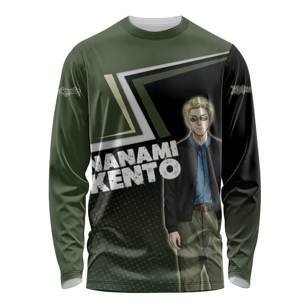 Nanami Kento Long Sleeve Shirt Jujutsu Kaisen Business Casual Aesthetic