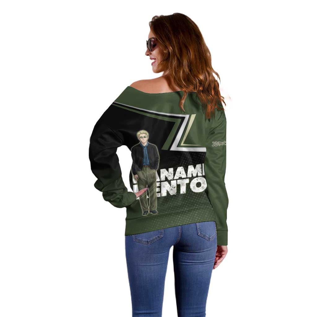 Nanami Kento Off Shoulder Sweater Jujutsu Kaisen Business Casual Aesthetic