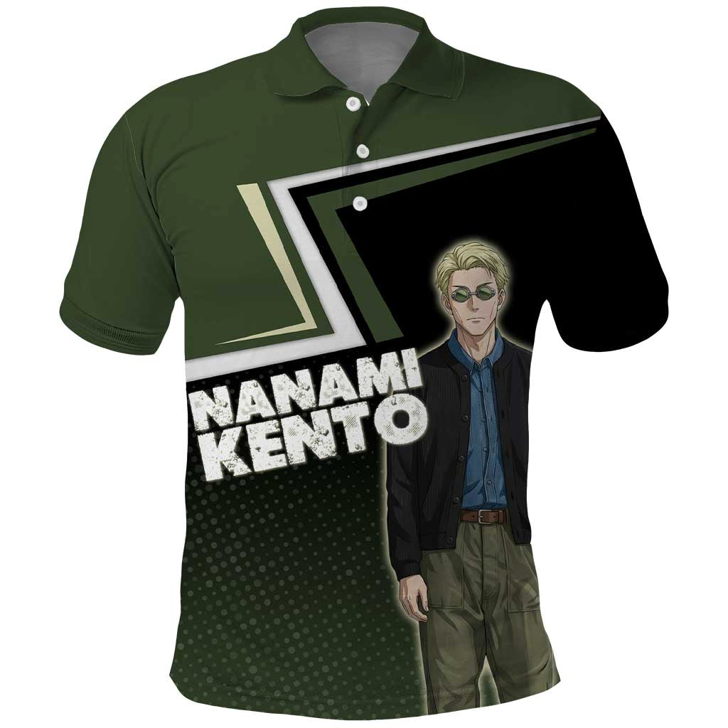 Nanami Kento Polo Shirt Jujutsu Kaisen Business Casual Aesthetic