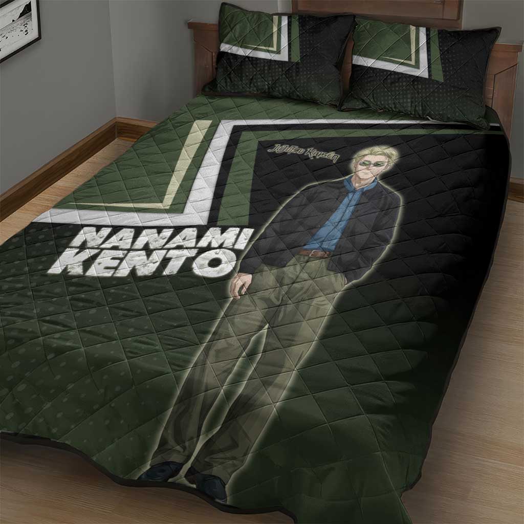 Nanami Kento Quilt Bed Set Jujutsu Kaisen Business Casual Aesthetic