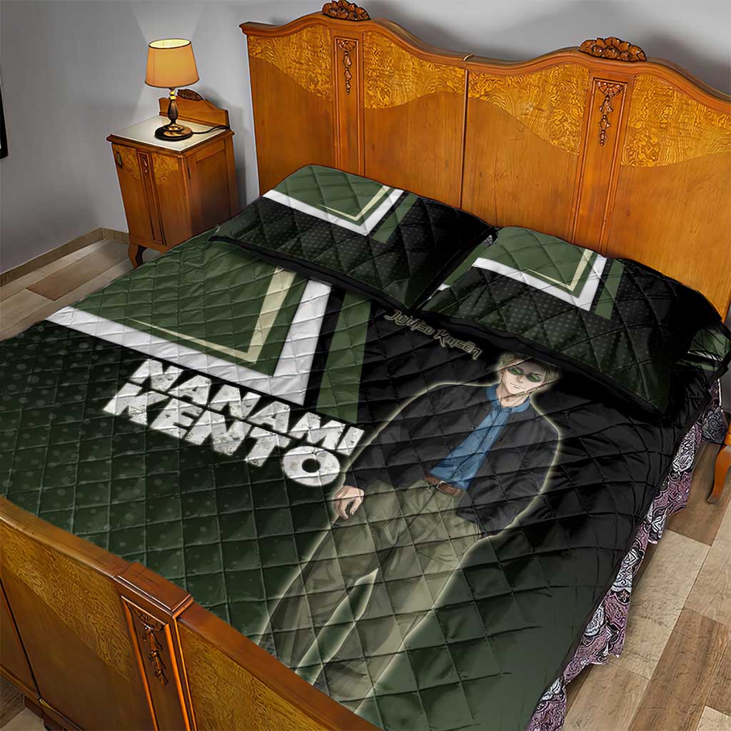 Nanami Kento Quilt Bed Set Jujutsu Kaisen Business Casual Aesthetic