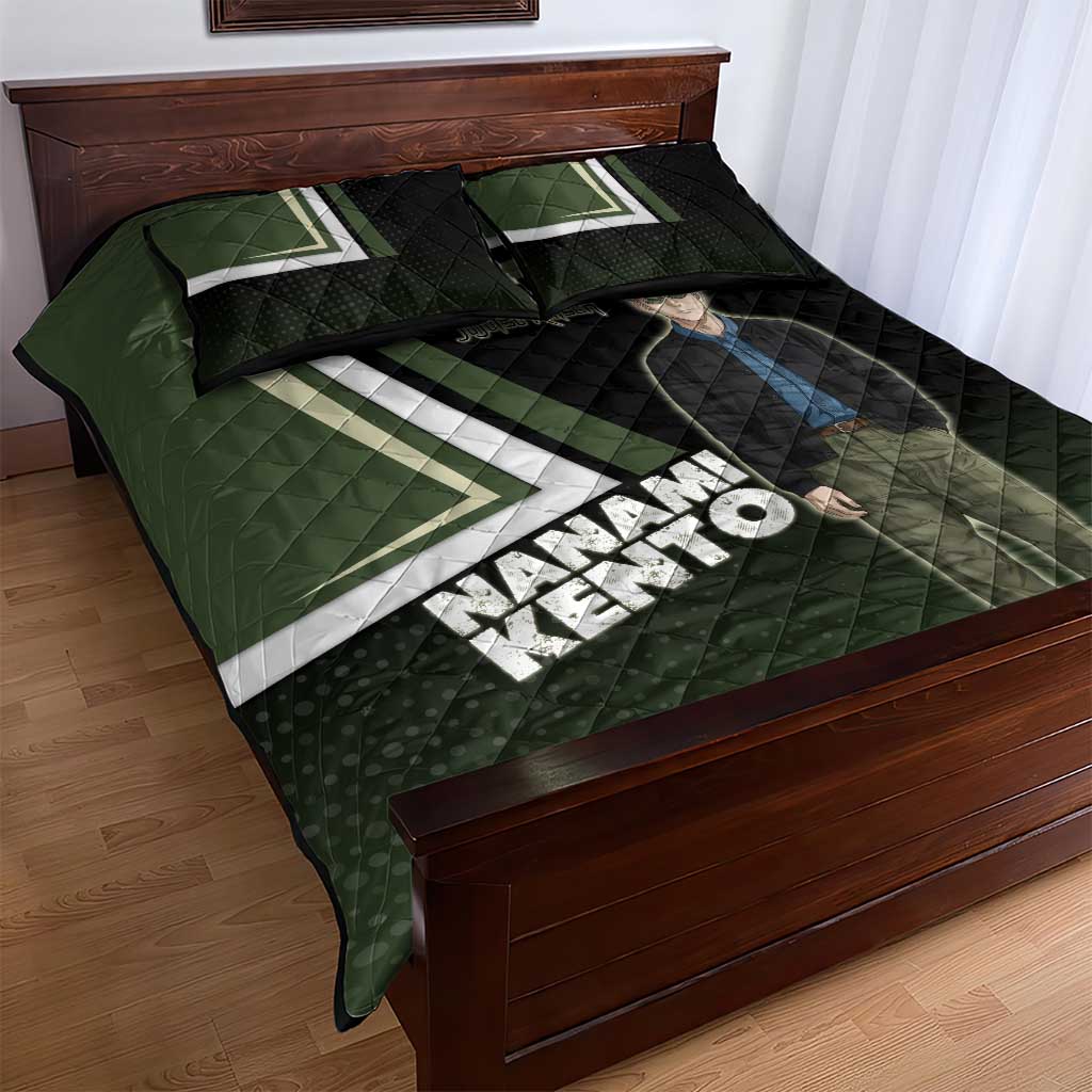 Nanami Kento Quilt Bed Set Jujutsu Kaisen Business Casual Aesthetic