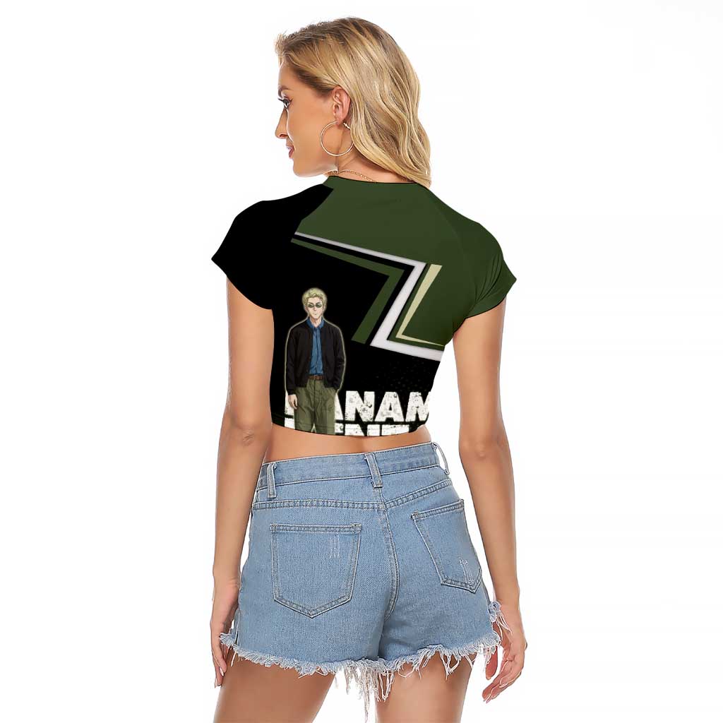 Nanami Kento Raglan Cropped T Shirt Jujutsu Kaisen Business Casual Aesthetic