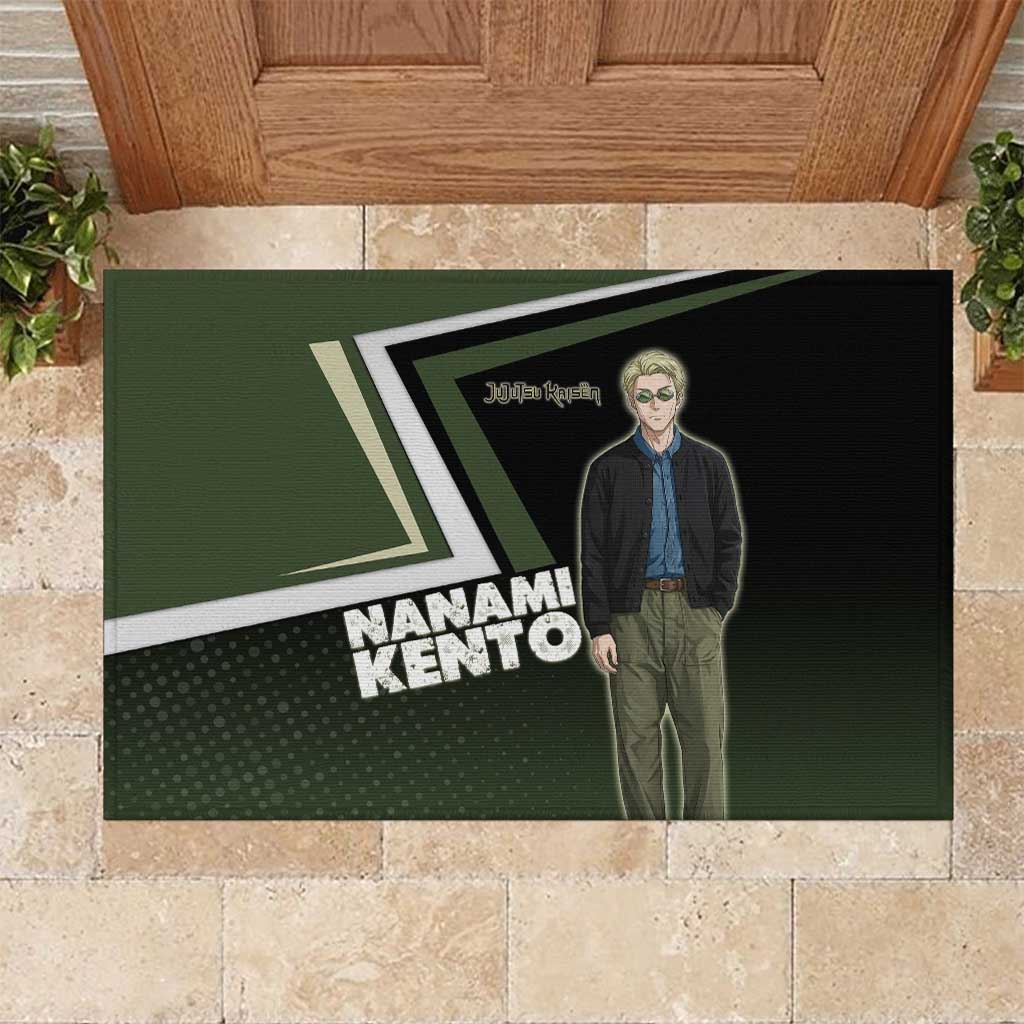 Nanami Kento Rubber Doormat Jujutsu Kaisen Business Casual Aesthetic