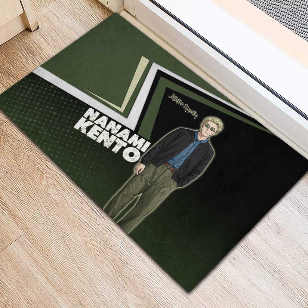 Nanami Kento Rubber Doormat Jujutsu Kaisen Business Casual Aesthetic