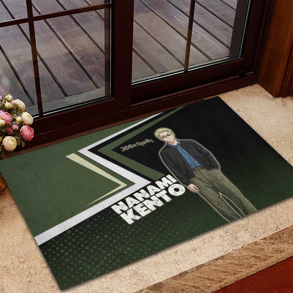 Nanami Kento Rubber Doormat Jujutsu Kaisen Business Casual Aesthetic