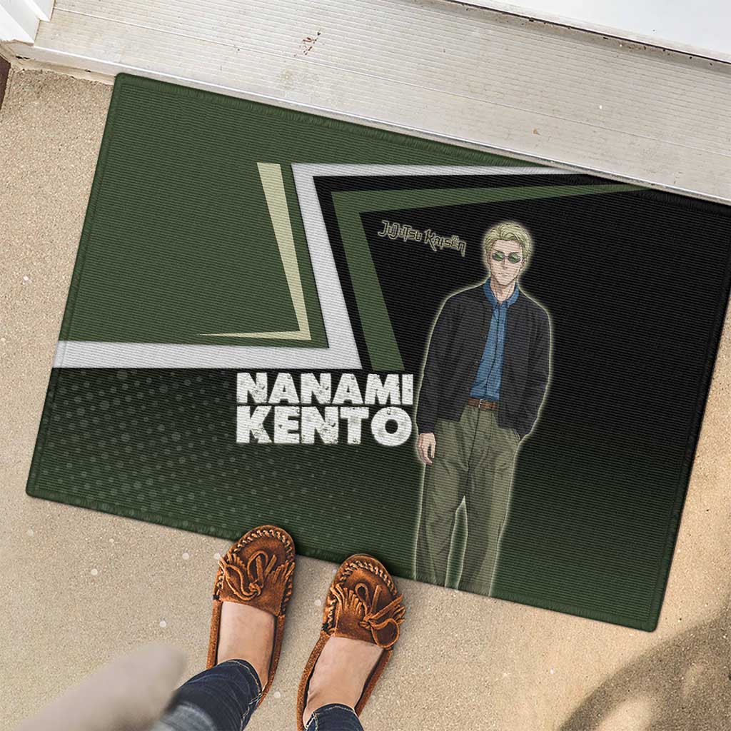 Nanami Kento Rubber Doormat Jujutsu Kaisen Business Casual Aesthetic