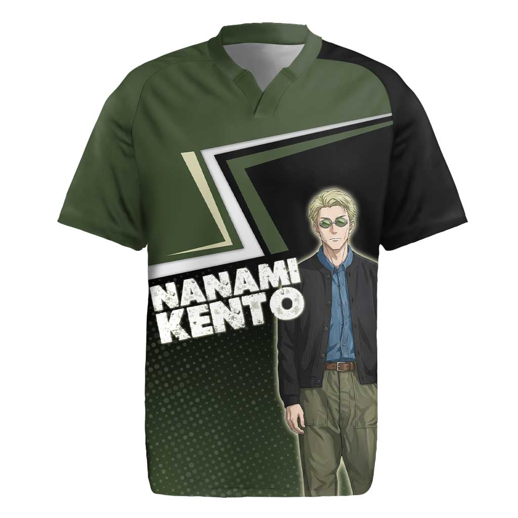 Nanami Kento Rugby Jersey Jujutsu Kaisen Business Casual Aesthetic