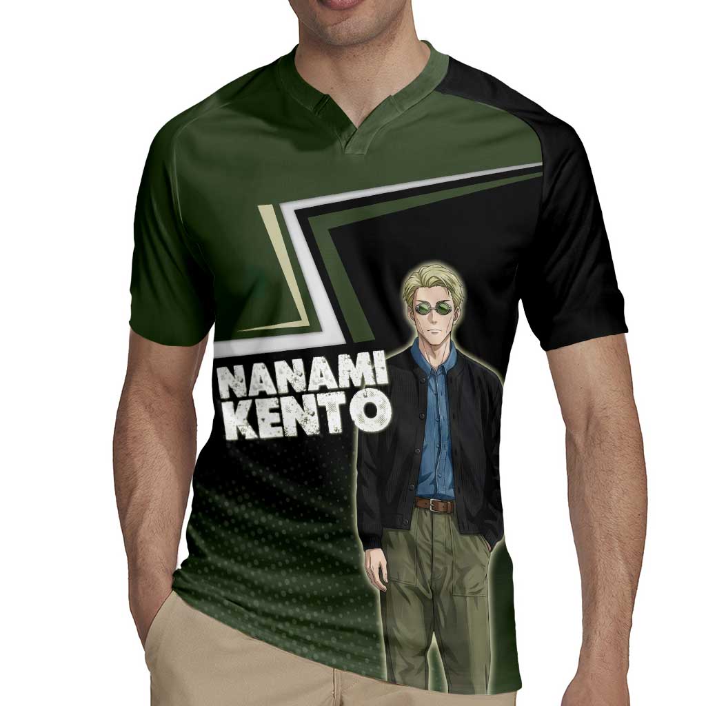 Nanami Kento Rugby Jersey Jujutsu Kaisen Business Casual Aesthetic