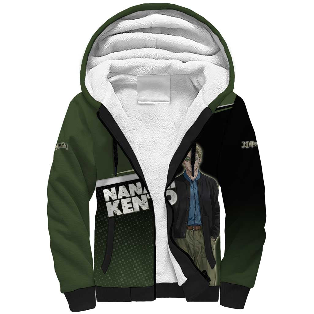 Nanami Kento Sherpa Hoodie Jujutsu Kaisen Business Casual Aesthetic