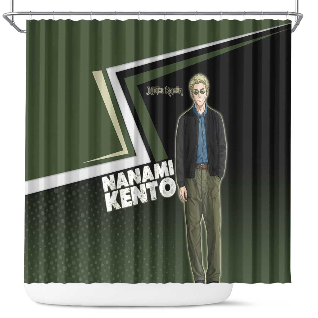 Nanami Kento Shower Curtain Jujutsu Kaisen Business Casual Aesthetic