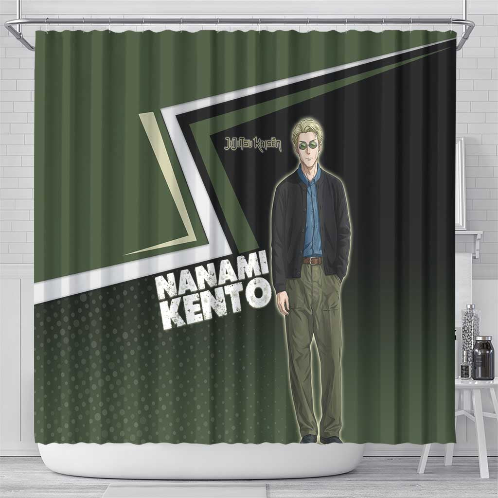 Nanami Kento Shower Curtain Jujutsu Kaisen Business Casual Aesthetic
