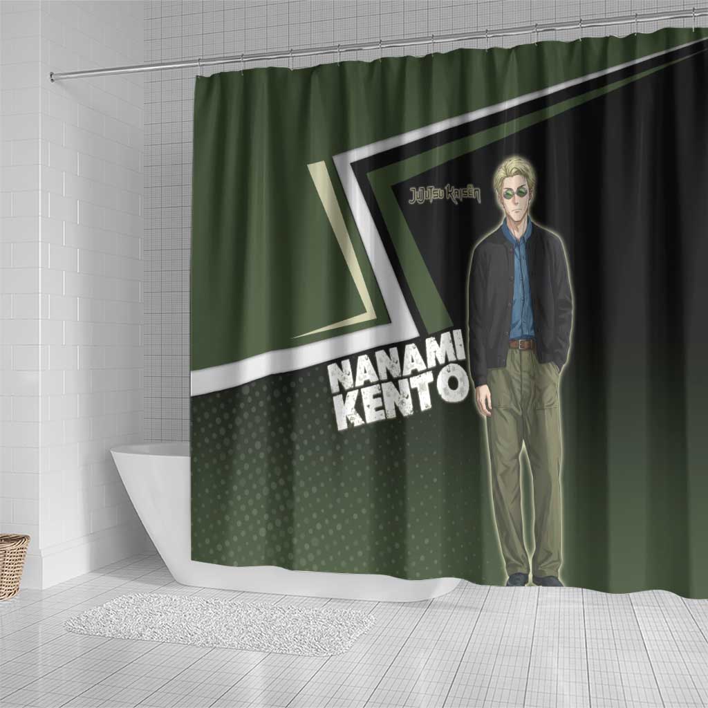 Nanami Kento Shower Curtain Jujutsu Kaisen Business Casual Aesthetic