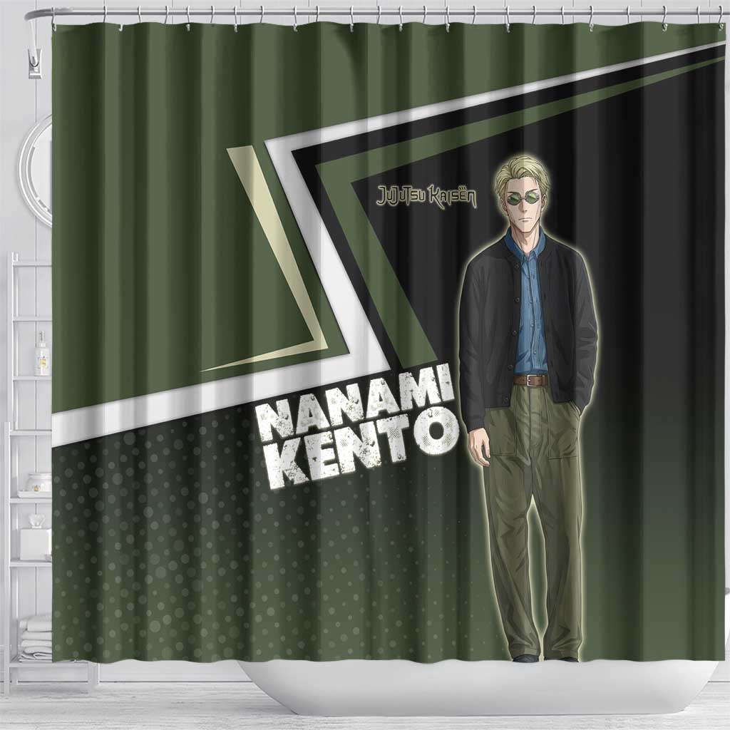 Nanami Kento Shower Curtain Jujutsu Kaisen Business Casual Aesthetic