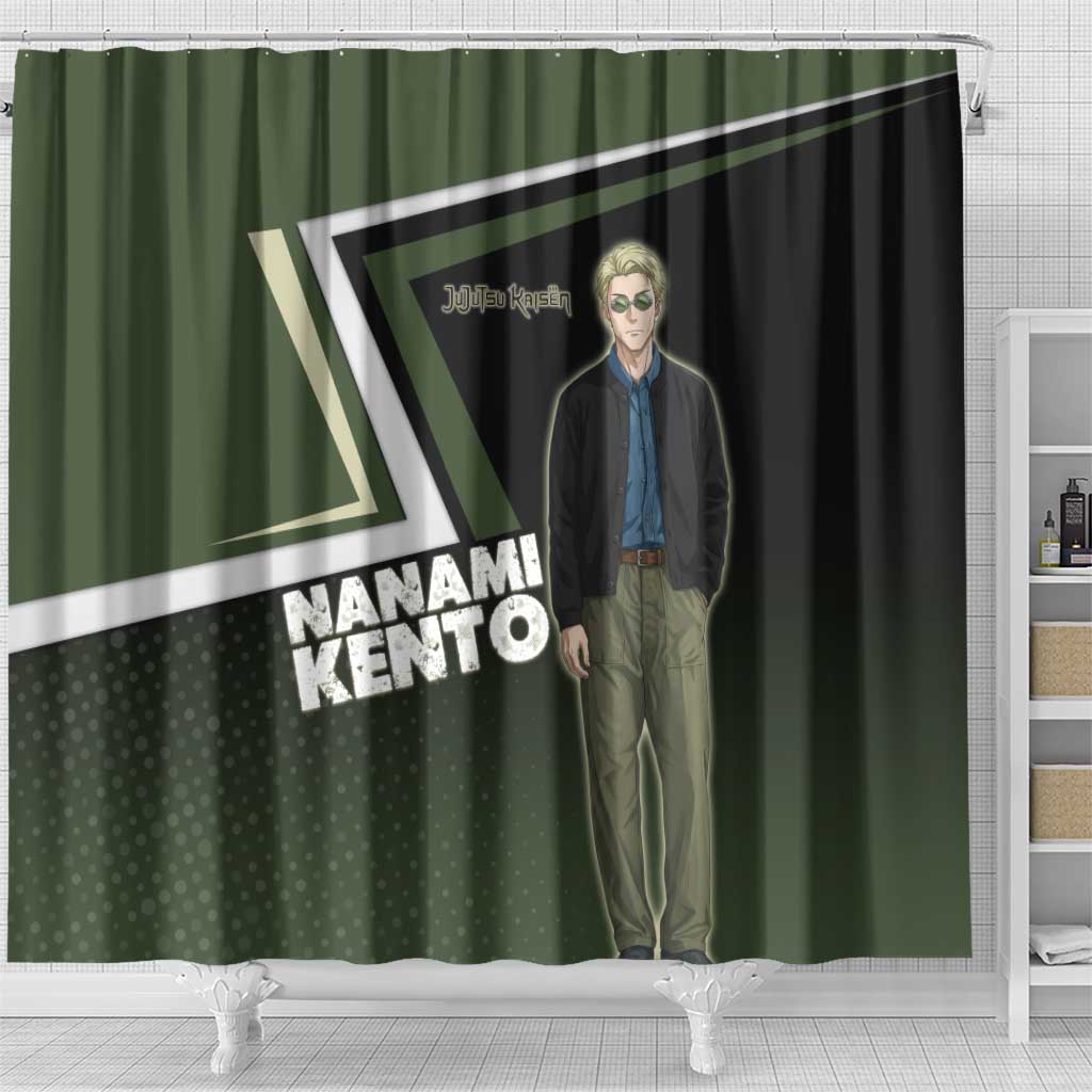 Nanami Kento Shower Curtain Jujutsu Kaisen Business Casual Aesthetic