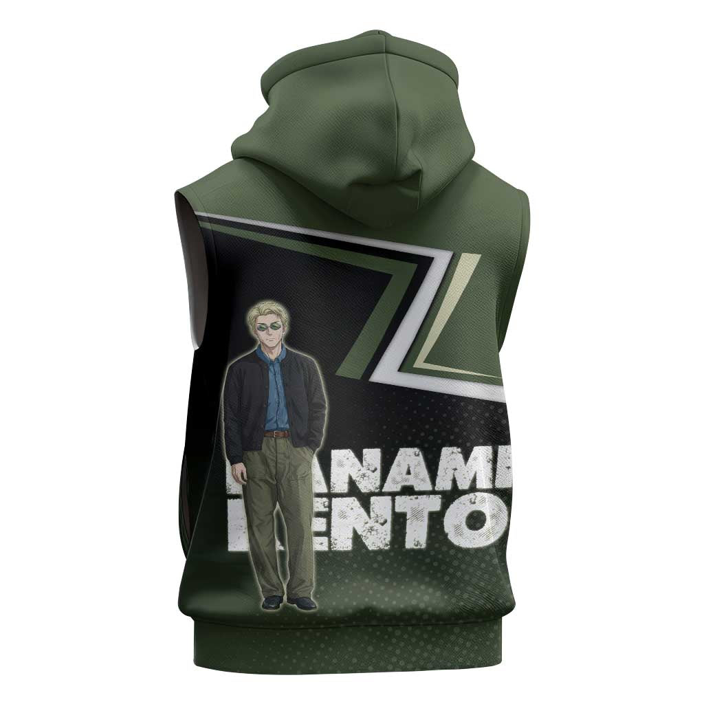 Nanami Kento Sleeveless Hoodie Jujutsu Kaisen Business Casual Aesthetic