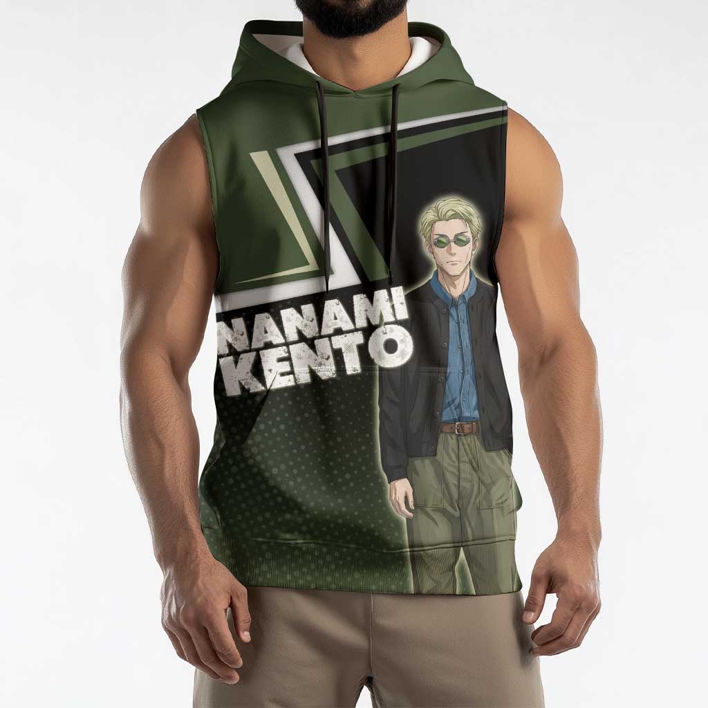 Nanami Kento Sleeveless Hoodie Jujutsu Kaisen Business Casual Aesthetic
