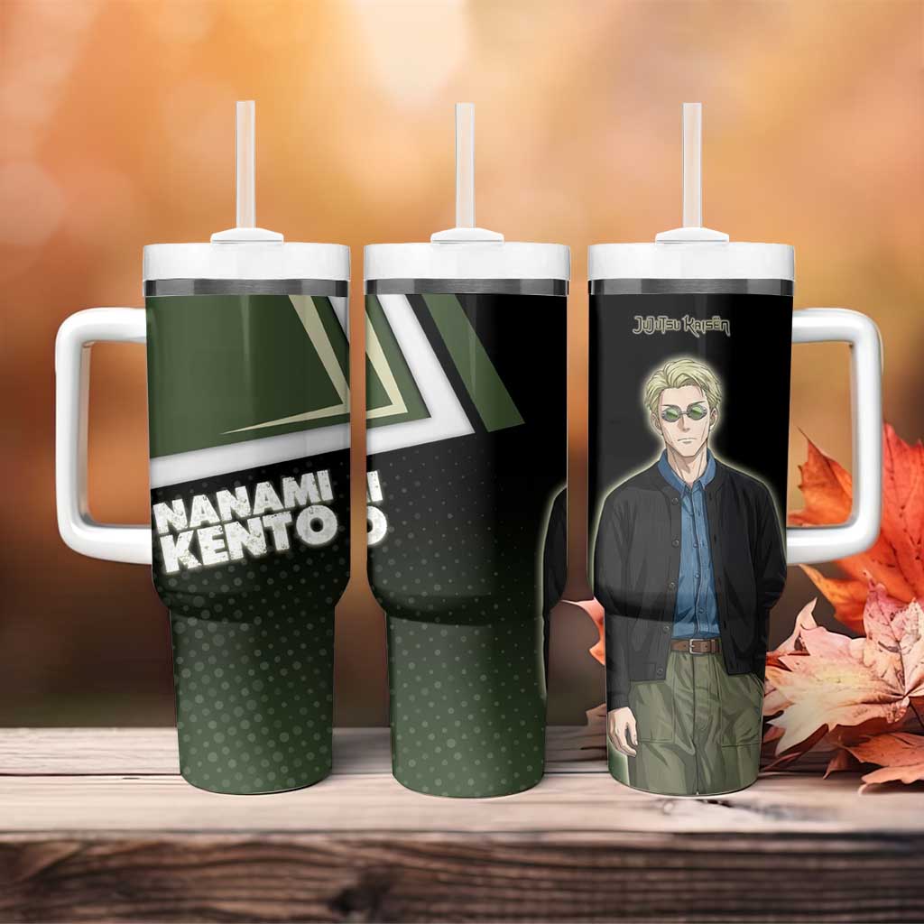 Nanami Kento Tumbler With Handle Jujutsu Kaisen Business Casual Aesthetic