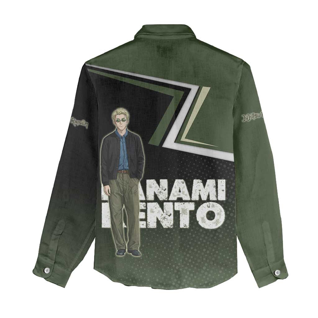 Nanami Kento Women Casual Shirt Jujutsu Kaisen Business Casual Aesthetic