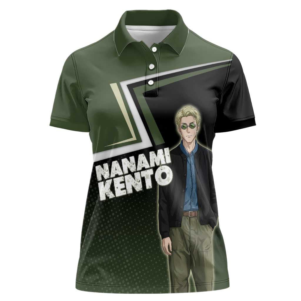 Nanami Kento Women Polo Shirt Jujutsu Kaisen Business Casual Aesthetic