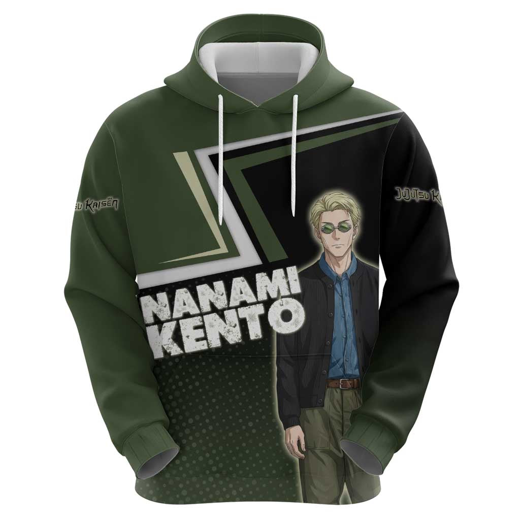 Nanami Kento Zip Hoodie Jujutsu Kaisen Business Casual Aesthetic