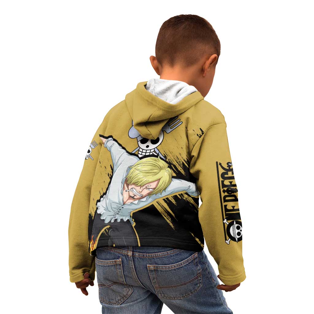 Vinsmoke Sanji - One Piece Kid Hoodie Anime Style