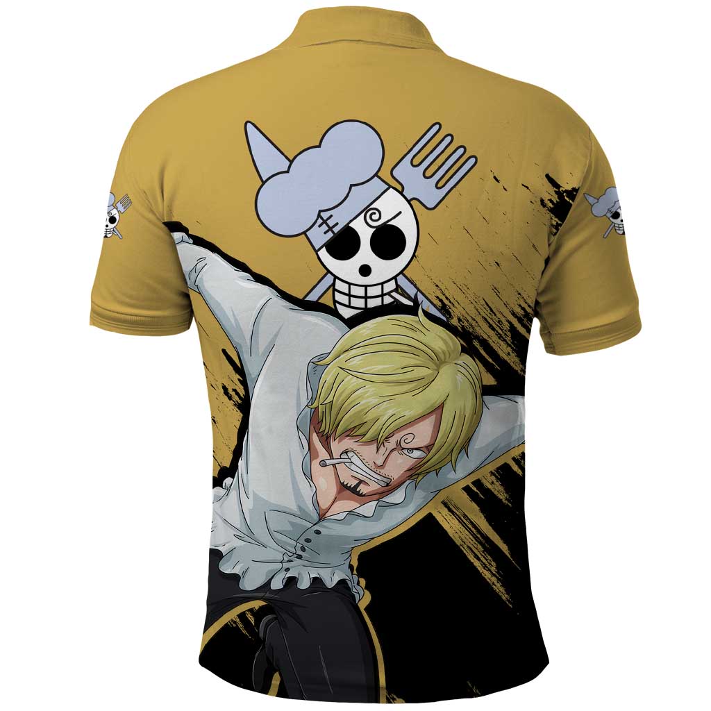 Vinsmoke Sanji - One Piece Polo Shirt Anime Style
