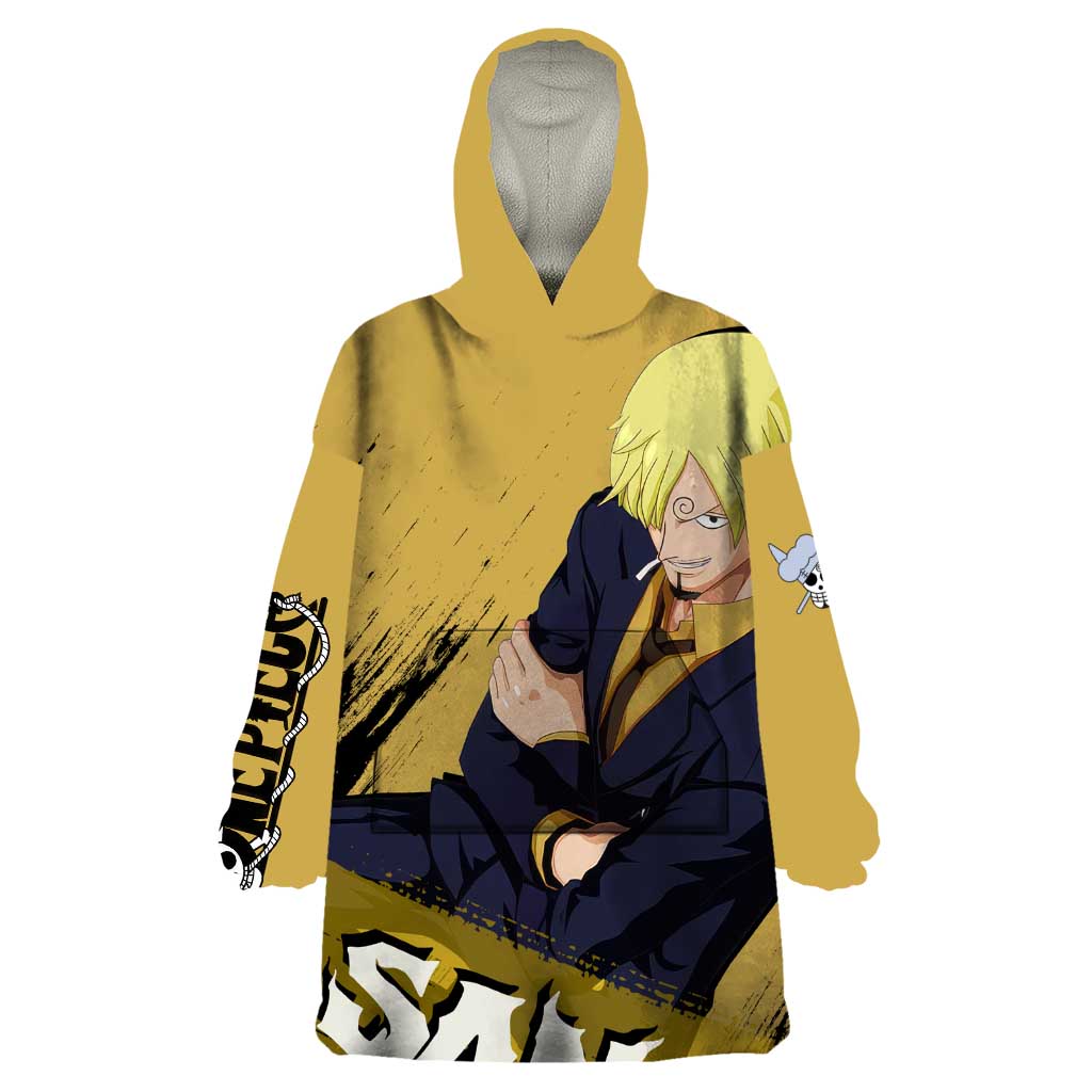 Vinsmoke Sanji - One Piece Wearable Blanket Hoodie Anime Style