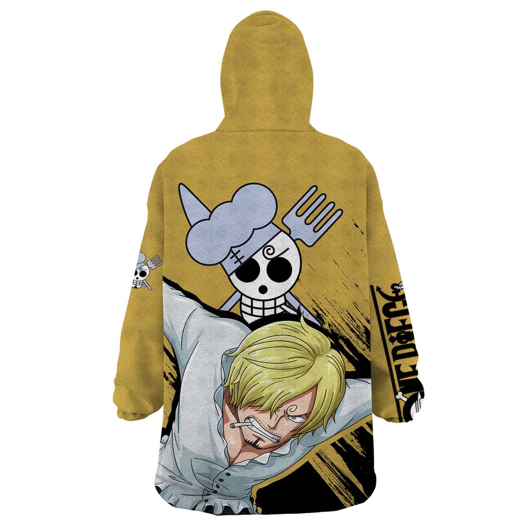 Vinsmoke Sanji - One Piece Wearable Blanket Hoodie Anime Style