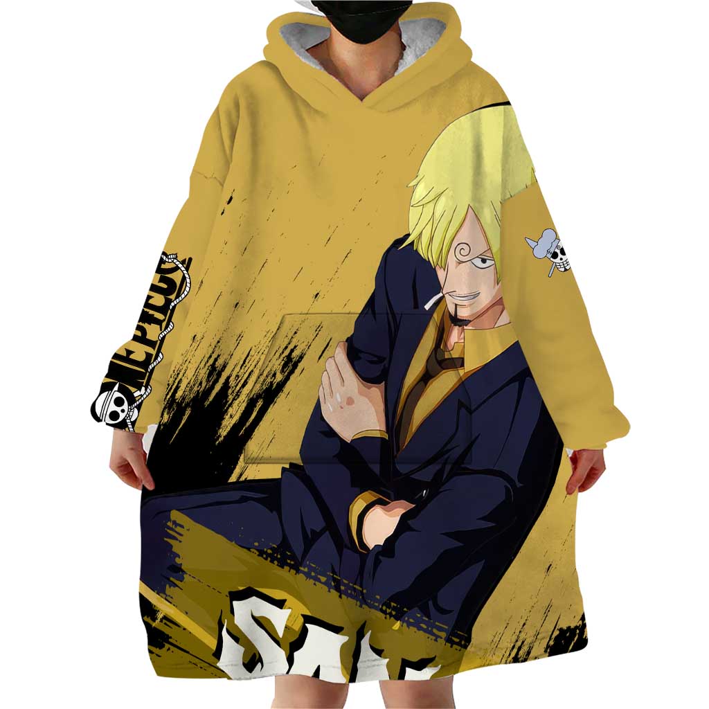 Vinsmoke Sanji - One Piece Wearable Blanket Hoodie Anime Style