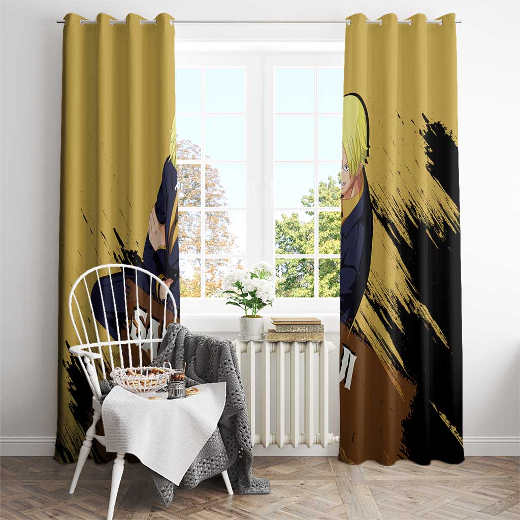 Vinsmoke Sanji - One Piece Window Curtain Anime Style