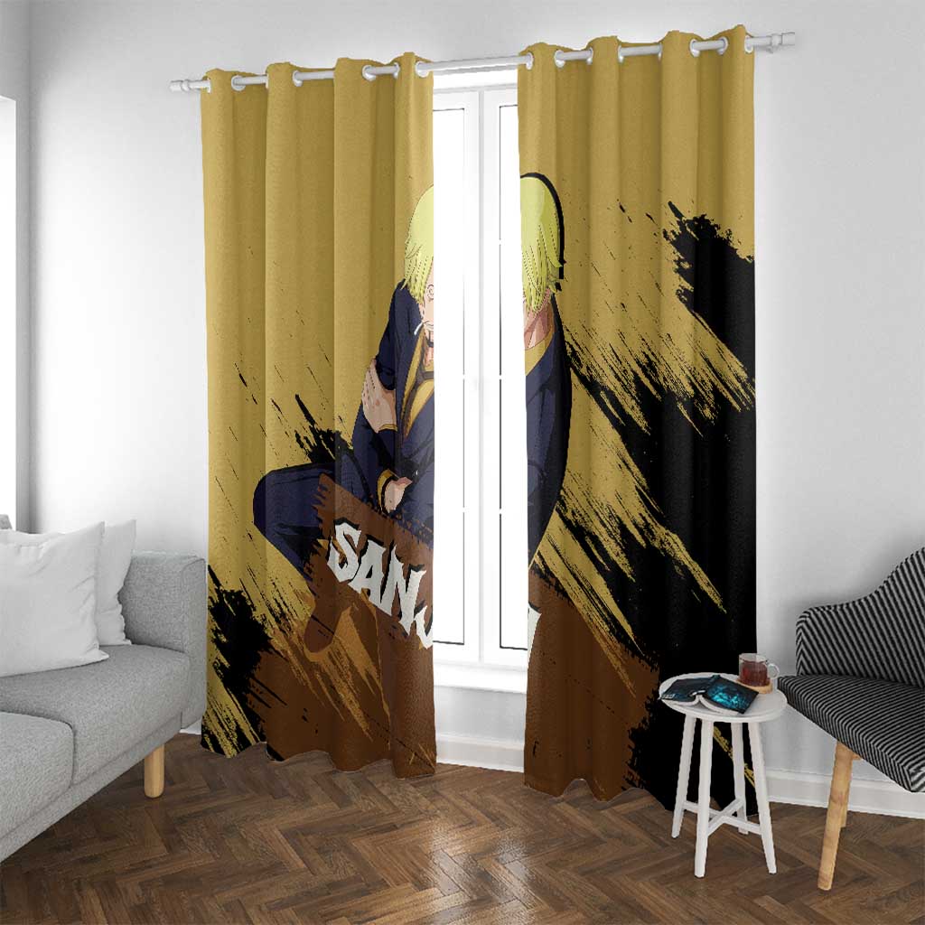 Vinsmoke Sanji - One Piece Window Curtain Anime Style