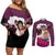 Luffy Gear 4 - One Piece Couples Matching Off Shoulder Short Dress and Long Sleeve Button Shirt Anime Style