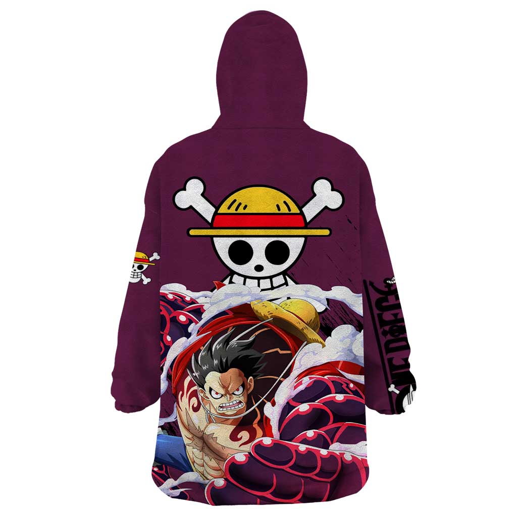 Luffy Gear 4 - One Piece Wearable Blanket Hoodie Anime Style